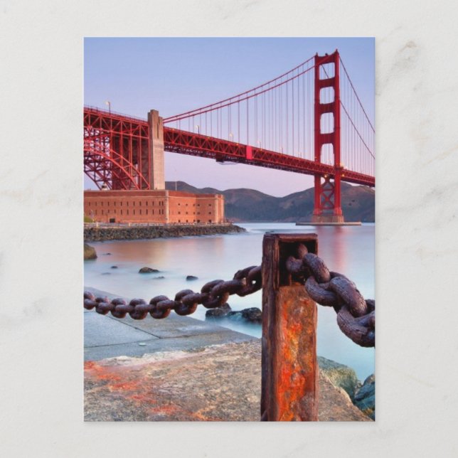 Postal Amanecer En Fort Point (Anverso)