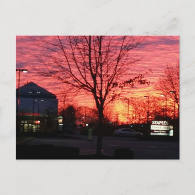 Postal amanecer en framingham, massachusetts (Anverso)