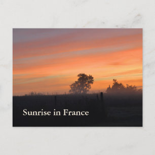 Postal Amanecer en Francia