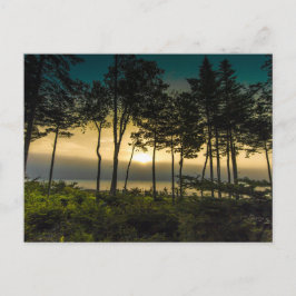 Postal Amanecer en la bahía de Gouldsboro, Maine