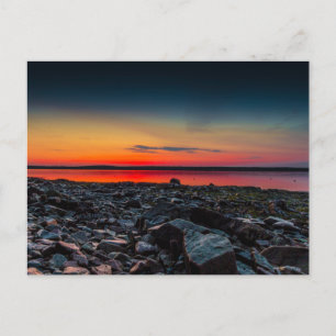 Postal Amanecer en la bahía de Gouldsboro, Maine