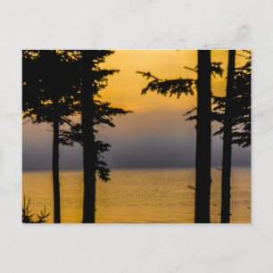 Postal Amanecer en la bahía de Gouldsboro, Maine
