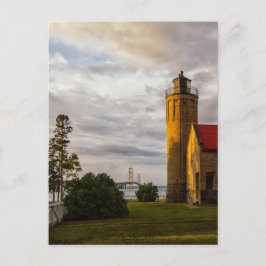 Postal Amanecer en la ciudad de Mackinaw