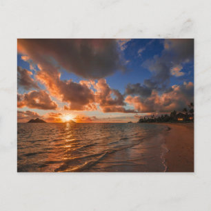 Postal Amanecer En La Isla De Mokulua