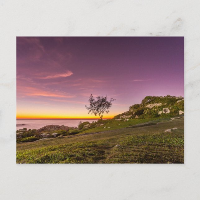 Postal Amanecer En La Playa De Florianópolis (Anverso)