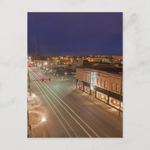 Postal Amanecer en Main Street de Bismarck, Dakota del No