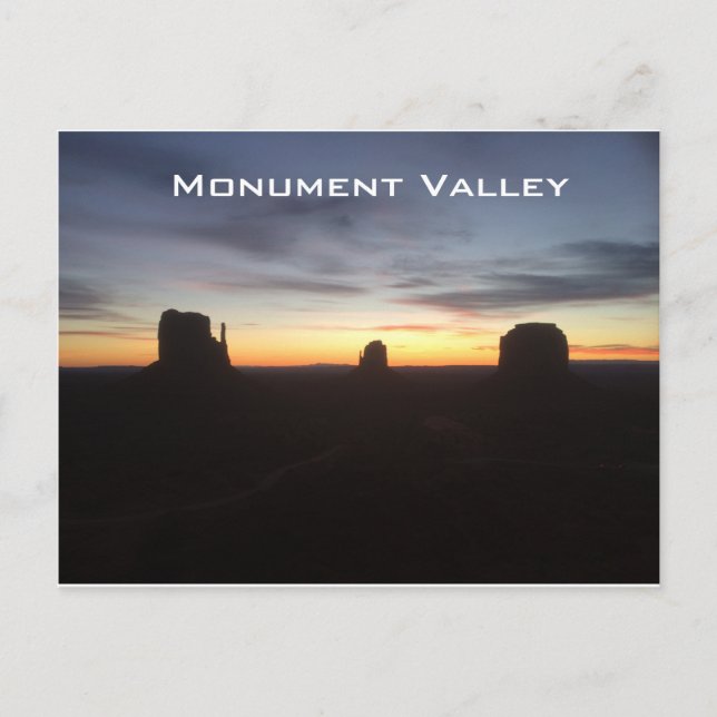 Postal Amanecer en Moment Valley (Anverso)