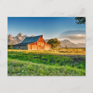 Postal Amanecer en Moulton Barn