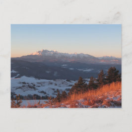 Postal Amanecer en Pieniny