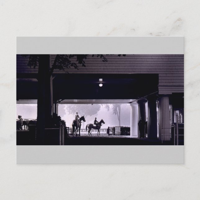 Postal Amanecer en Saratoga Springs, 1963 (Anverso)