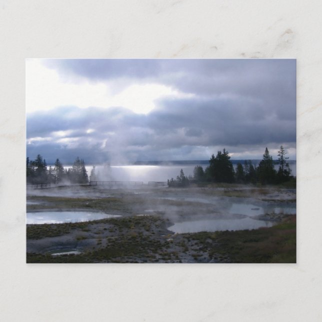 Postal Amanecer en Yellowstone (Anverso)