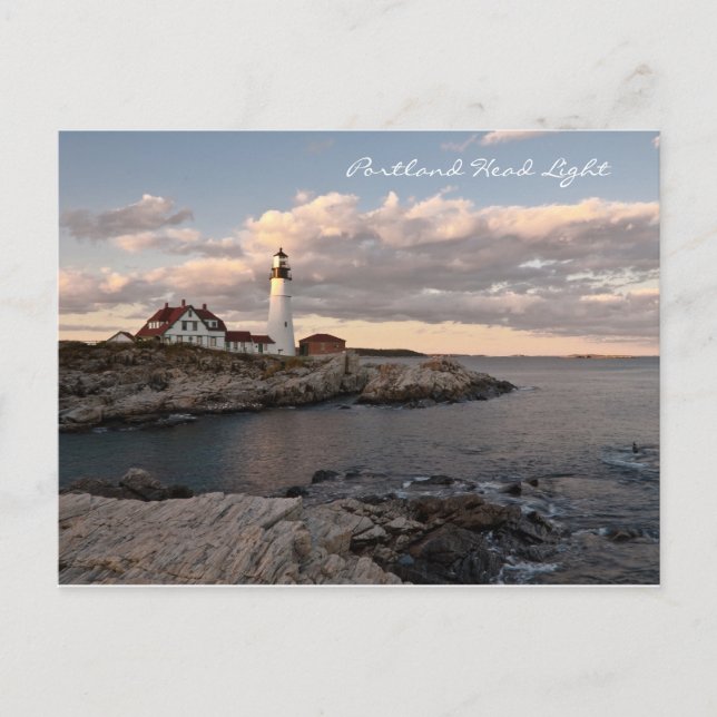 Postal Amanecer ligero de cabeza de Portland (Anverso)