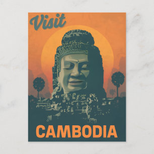 Postal Amanecer Místico en Camboya