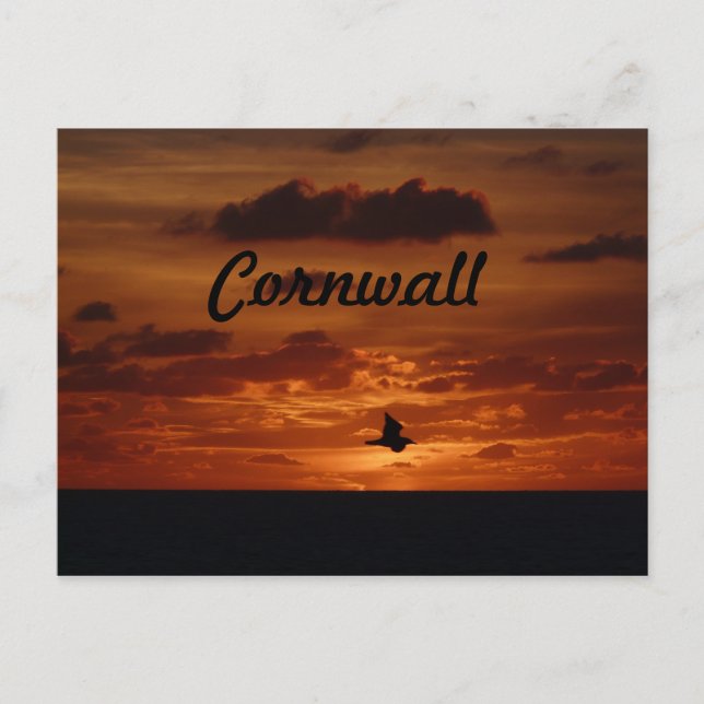 Postal Amanecer nocturno (Anverso)