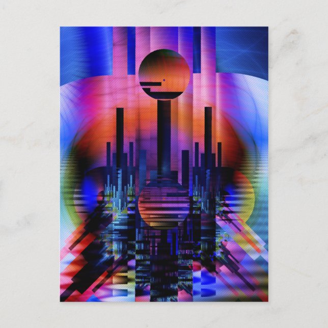 Postal Amanecer oriental (Anverso)