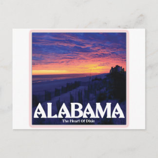 Postal Amanecer oscuro de Alabama