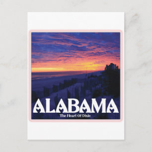 Postal Amanecer oscuro de Alabama