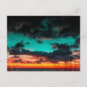Postal Amanecer sobre el Atlántico, Fort Pierce, Florida