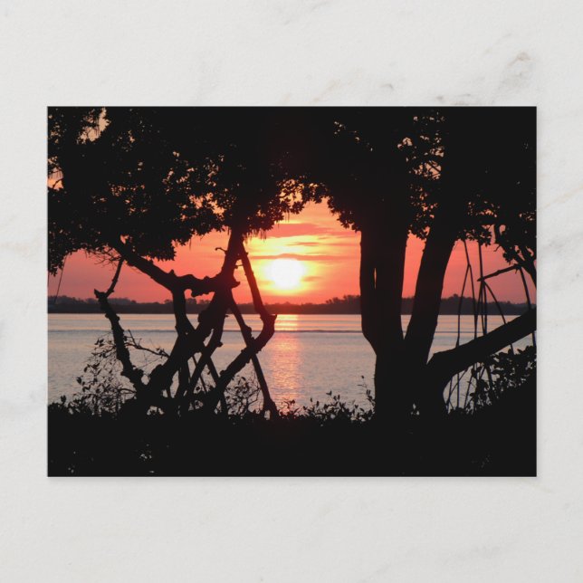 Postal Amanecer sobre la bahía (Anverso)