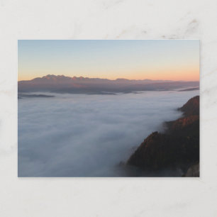 Postal Amanecer sobre Tatras