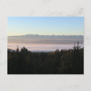 Postal Amanecer sobre Tatras