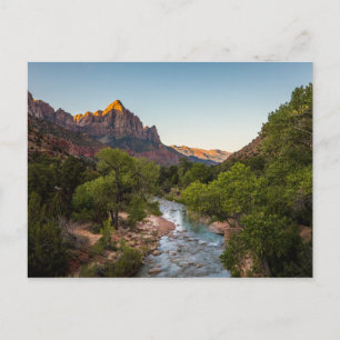 Postal Amanecer sobre Watchman