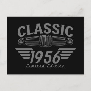 Postal Amante de Coches Antiguos 1956 Hecho en 1956 70 Cu