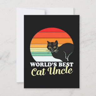 Postal Amante de gatos Navidad Adorable