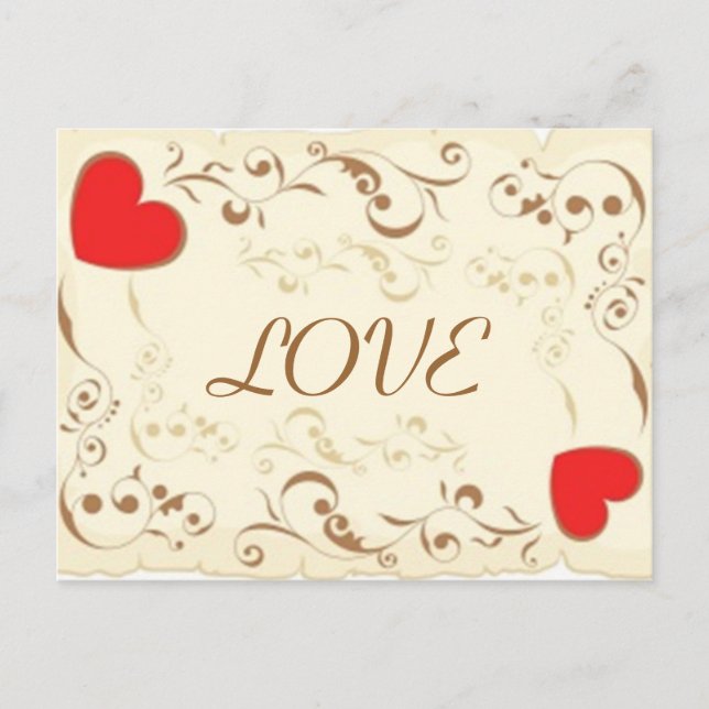 POSTAL AMANTE DE LA COLECCIÓN DE REGALOS (Anverso)