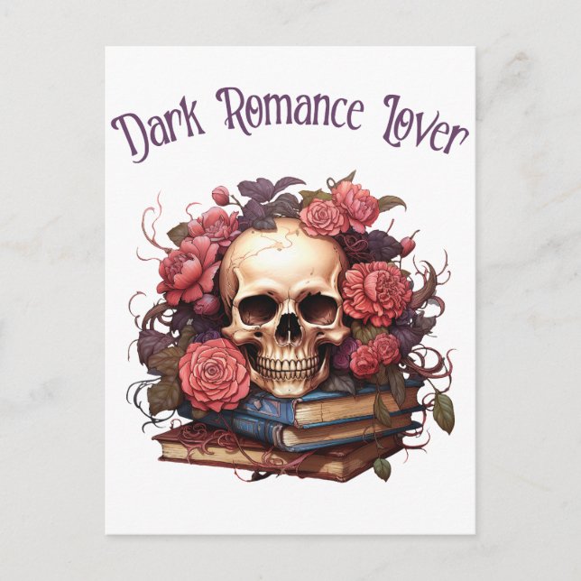 Postal Amante de la Romance Oscura (Anverso)