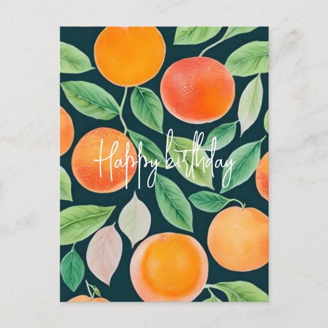 Postal amante de las plantas (Anverso)