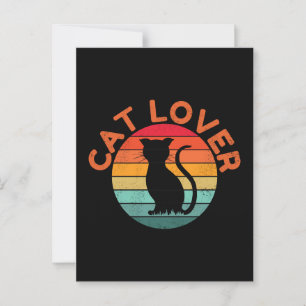 POSTAL AMANTE DE LOS GATOS