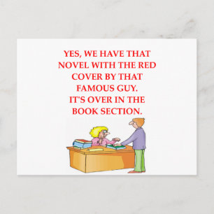 Postal amante de los libros