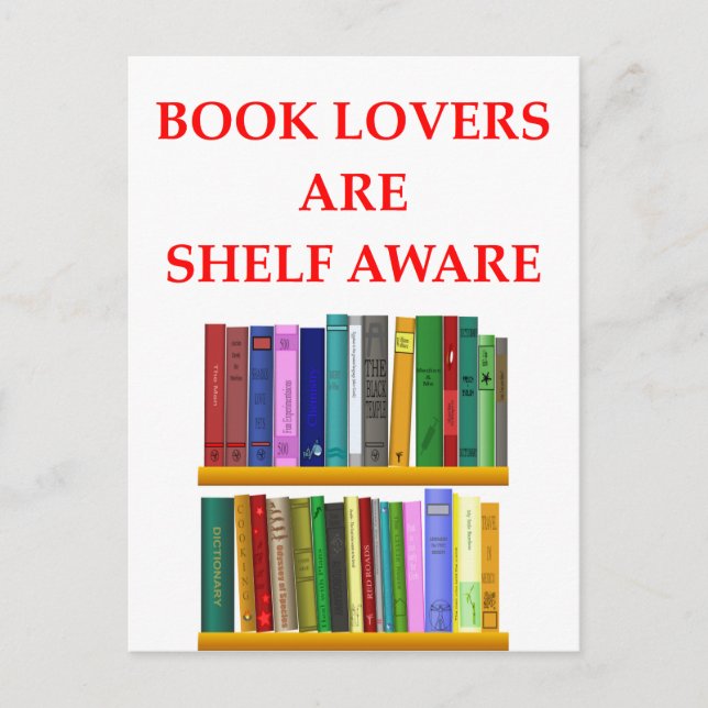 Postal amante de los libros (Anverso)