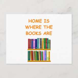 Postal amante de los libros