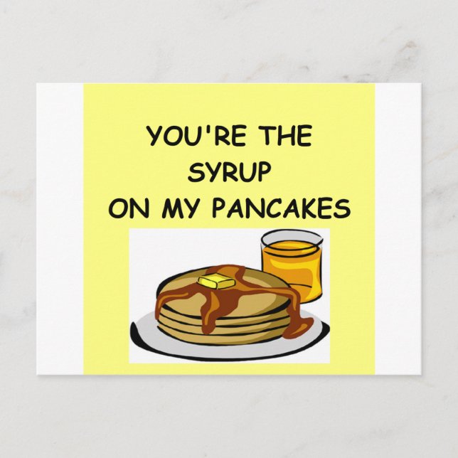 Postal amante de PANCAKE (Anverso)