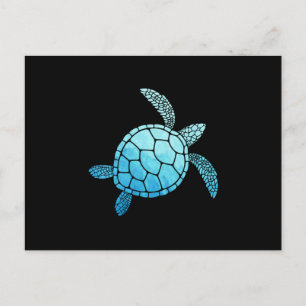 Postal Amante de tortuga marina tortugas animales Sealife
