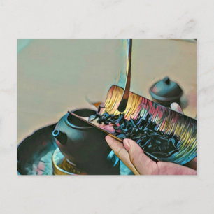 Postal amante del arte en Japón