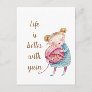 Postal Amante del hilo dulce