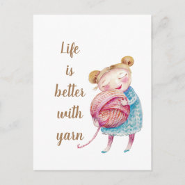 Postal Amante del hilo dulce