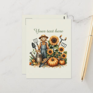 Postal Amantes de la jardinería, personalizable