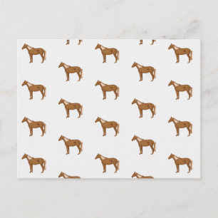 Postal Amantes de la pintura ecuestre Haflinger