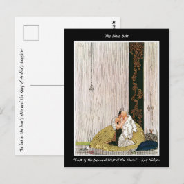 Postal Amantes de la reunión abrazan el ilustracion Art N