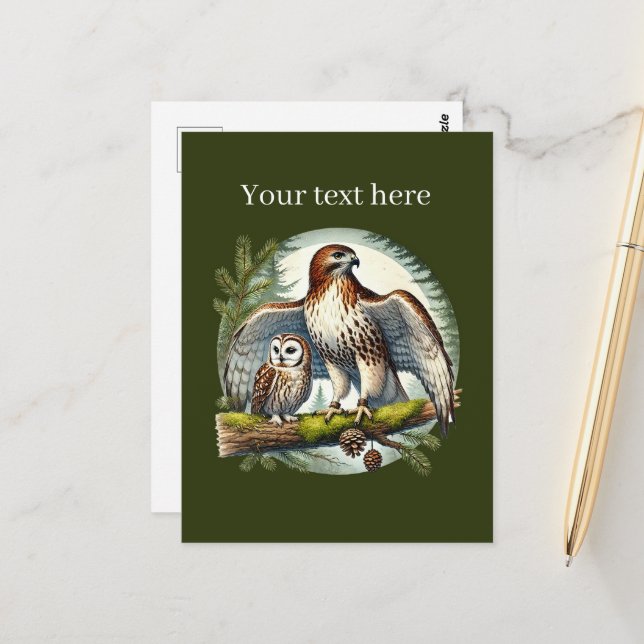 Postal Amantes de las aves (Anverso/Reverso In Situ)