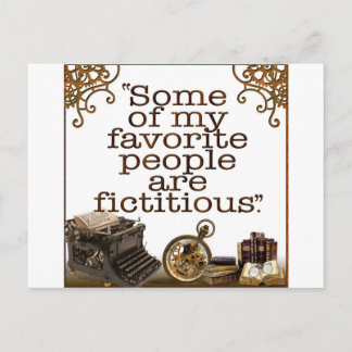 Postal Amantes de Libros / Escritores y Autores