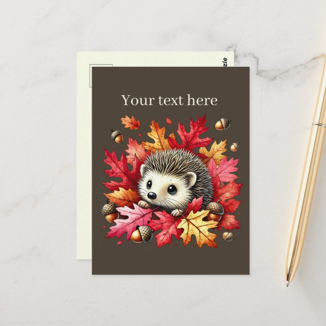 Postal Amantes de los animales de personalizable (Anverso/Reverso In Situ)