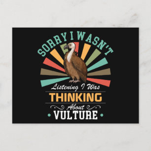 Postal Amantes de los buitres Perdón por no haber escucha