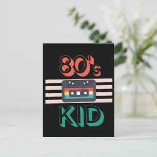 POSTAL AMANTES DE LOS NIÑOS DEL RETRO 80