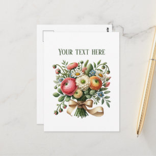 Postal Amantes del flujo mixto lindos personalizables