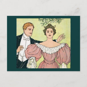 Postal Amantes del Mistletoe